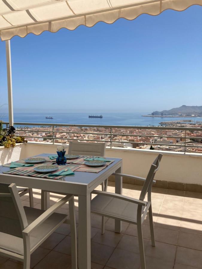 Atico Con Espectaculares Vistas Al Mar Leilighet Carboneras Eksteriør bilde